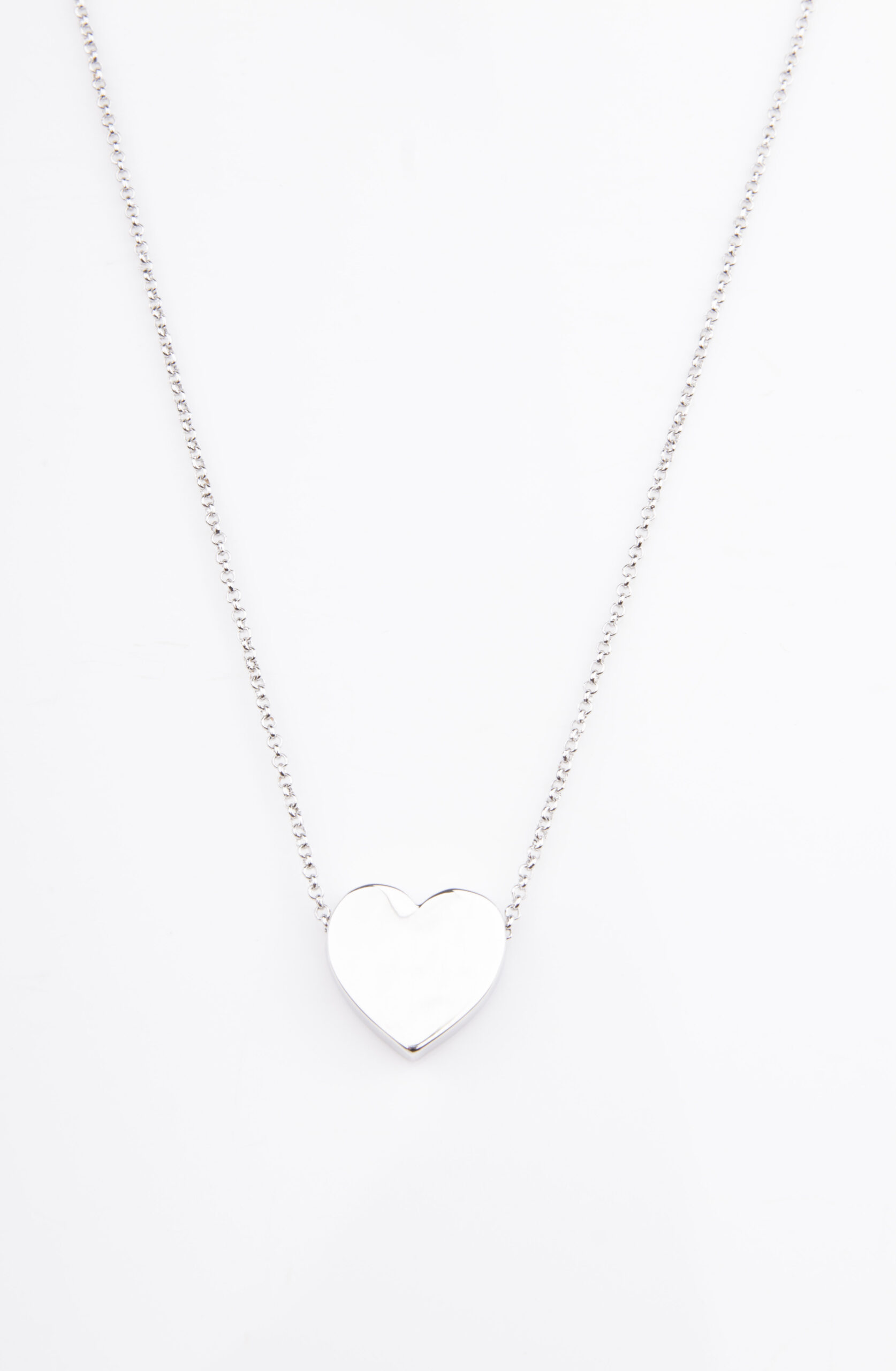 Heart Silver Necklace - Jane McKenzie Jewellery